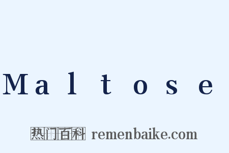 Maltose是什么意思的图片